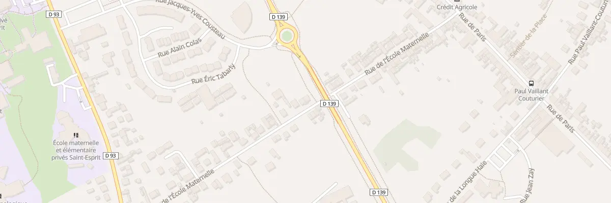 Plan du 60 Rue de l’Ecole Maternelle à Beauvais