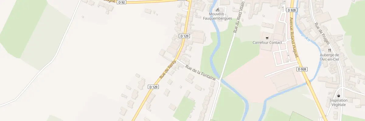 Plan du 143 Rue de Renty à Fauquembergues