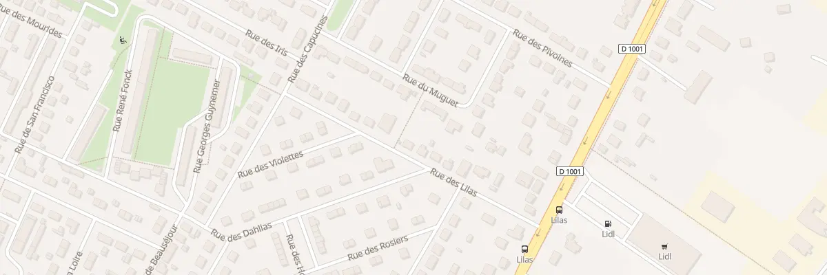 Plan du 16 Rue des Lilas à Beauvais