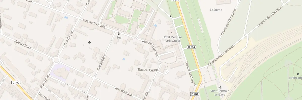Plan du 15 Rue de Tourville à Saint-Germain-en-Laye
