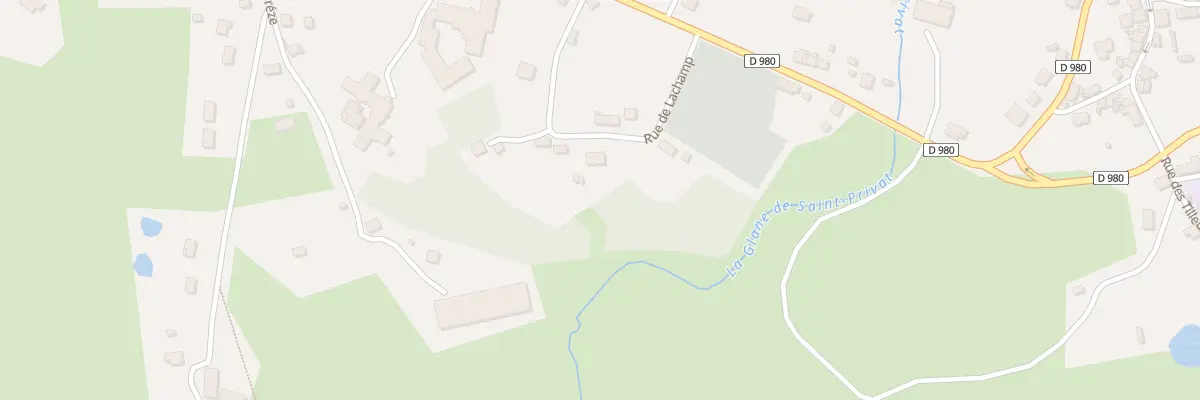 Plan du 14 Rue de Lachamp à Saint-Privat
