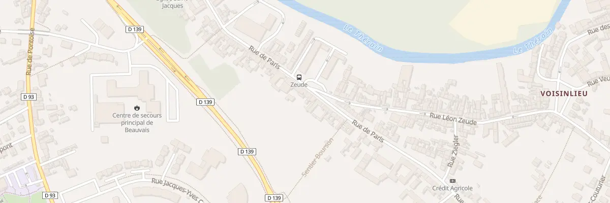 Plan du 64 Rue de Paris à Beauvais