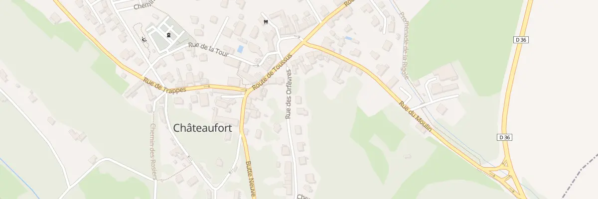 Plan du 44 Rue des Orfèvres à Châteaufort