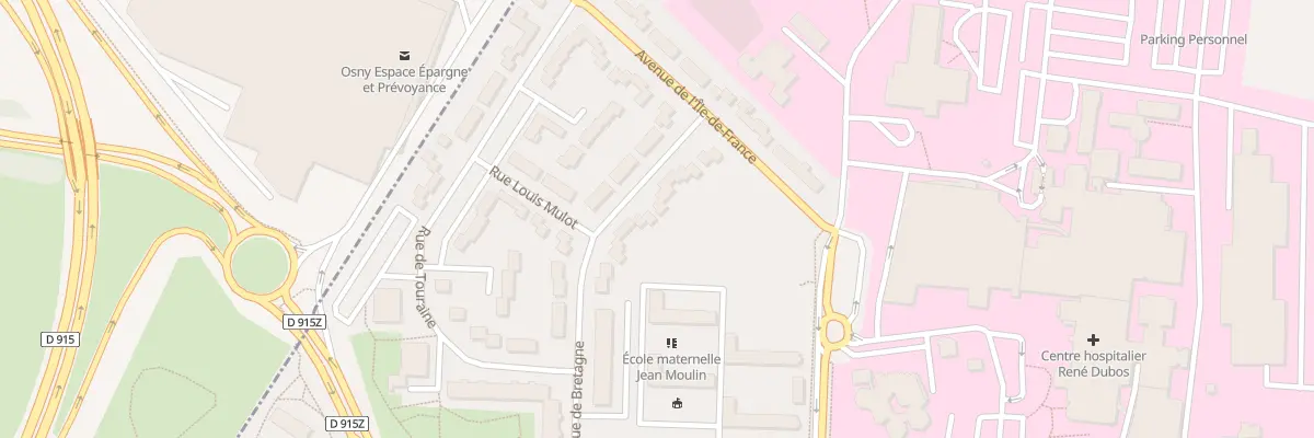 Plan du 19 Rue de Touraine à Pontoise