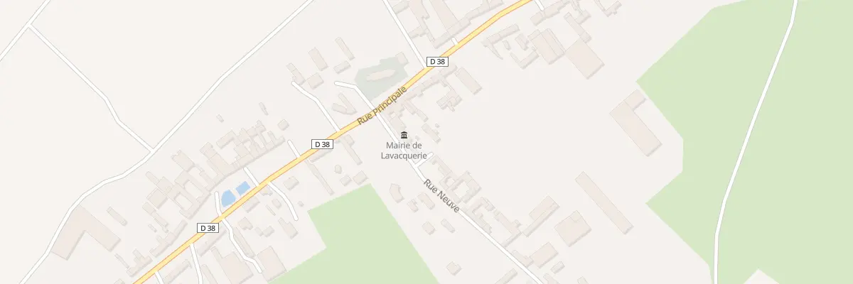 Plan du 3 Rue Neuve à Lavacquerie