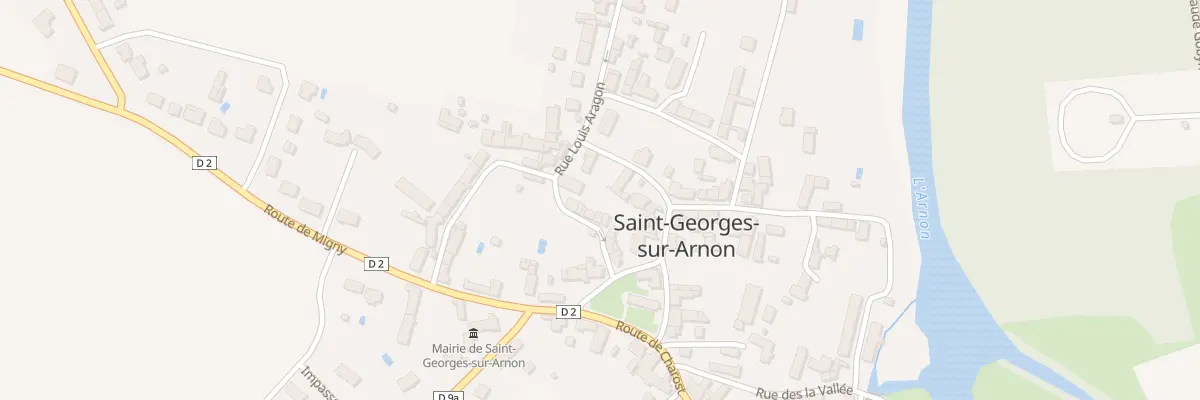 Plan du 8 Rue Louis Aragon à Saint-Georges-sur-Arnon