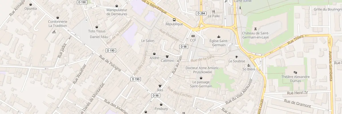 Plan du 4 Rue Collignon à Saint-Germain-en-Laye