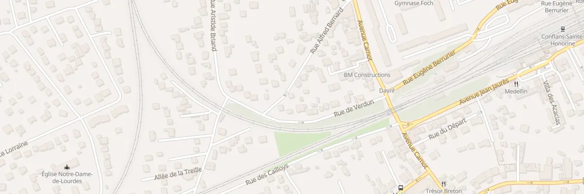 Plan du 6 Rue Alfred Bernard à Conflans-Sainte-Honorine
