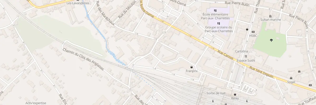 Plan du 15B Rue Saint Martin à Pontoise
