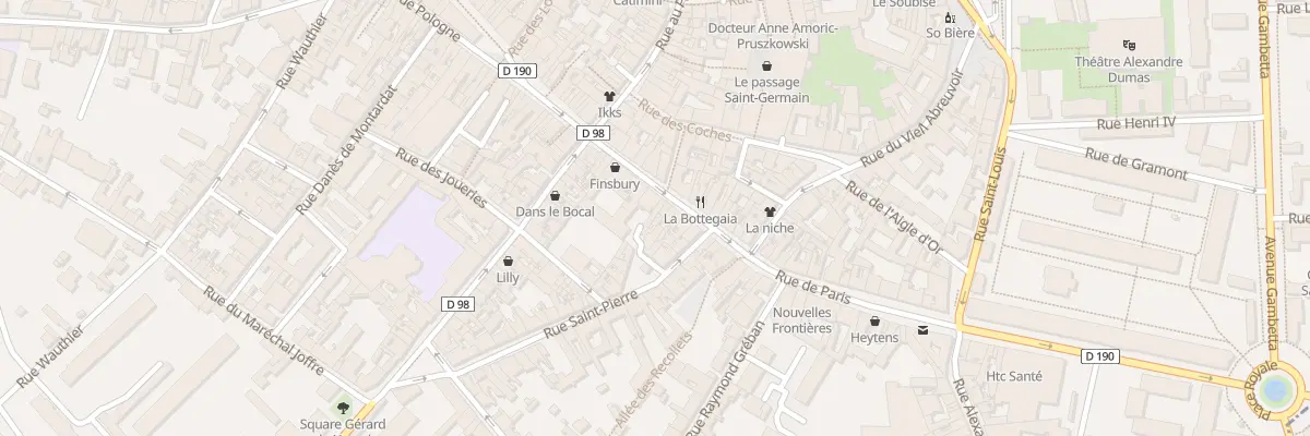 Plan du 22 Rue de Paris à Saint-Germain-en-Laye
