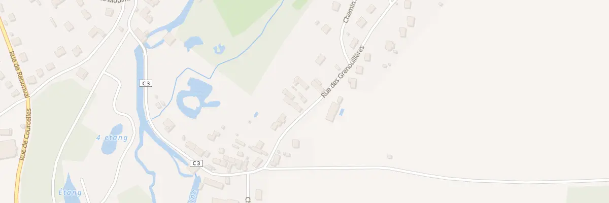 Plan du 111 Rue des Grenouillères au Mérévillois