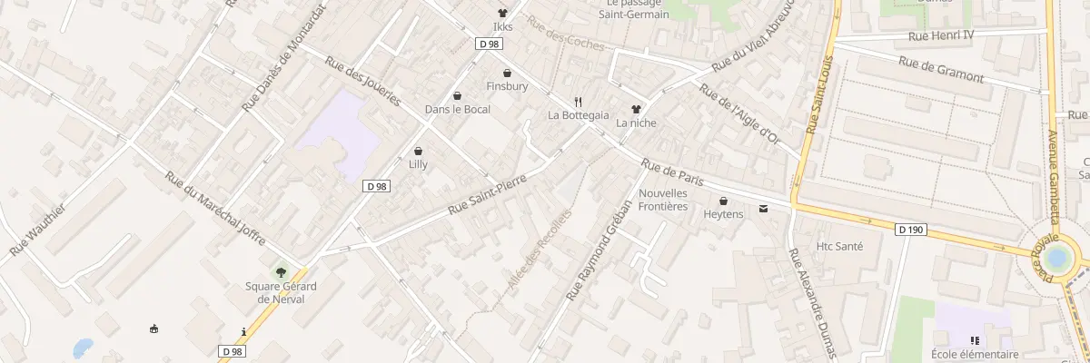Plan du 11 Rue Saint Pierre à Saint-Germain-en-Laye