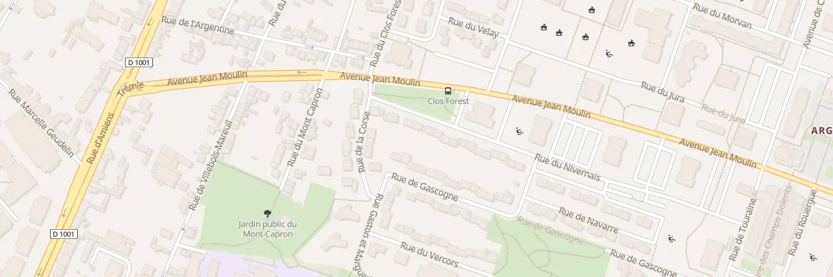 Plan du 8 Rue du Nivernais à Beauvais