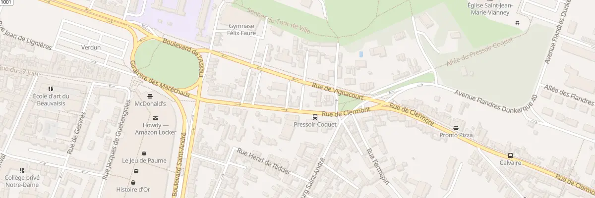 Plan du 21B Rue de Clermont à Beauvais