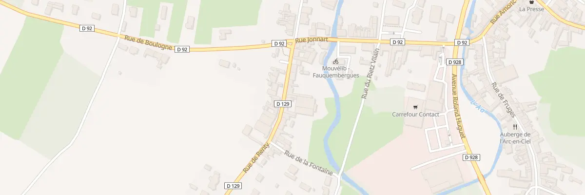 Plan du 73 Rue de Renty à Fauquembergues
