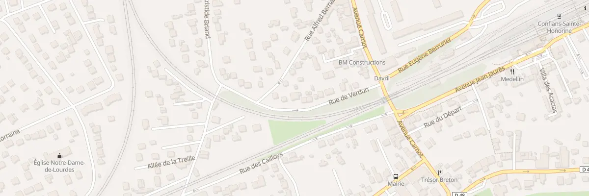 Plan du 8 Rue de Verdun à Conflans-Sainte-Honorine