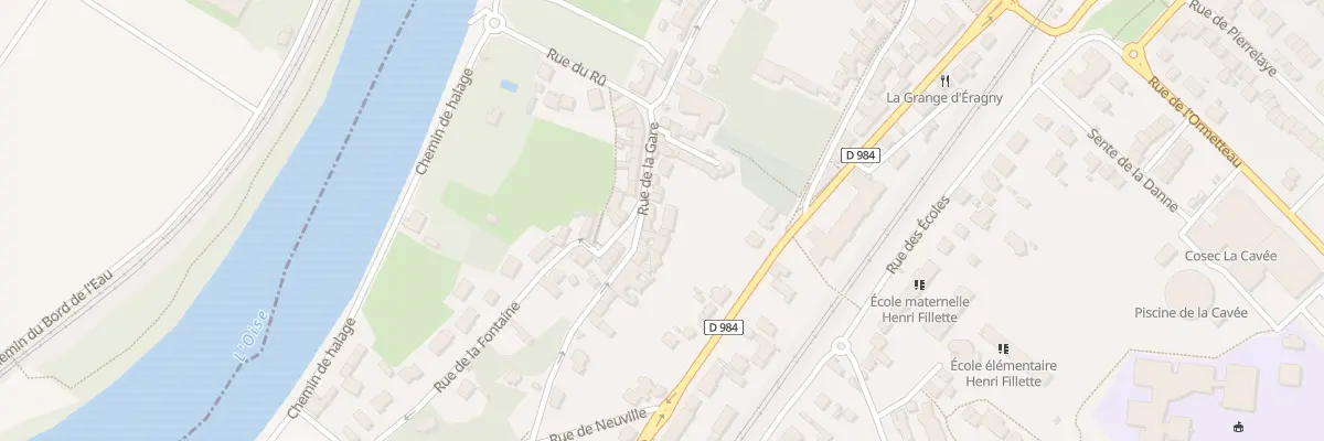 Plan du 17 Rue de la Gare à Éragny-sur-Oise