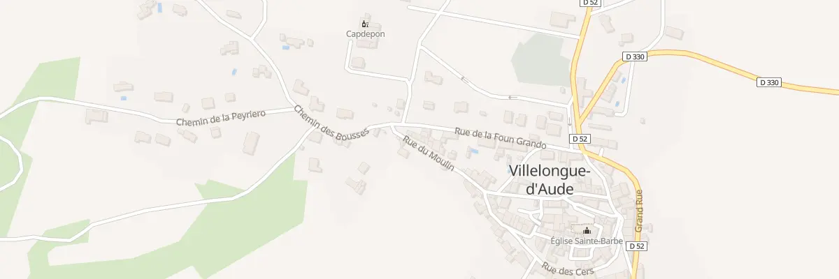 Plan du 55 Le Village à Villelongue-d’Aude