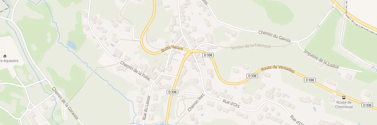 Plan du 1 Rte de Chevreuse à Châteaufort