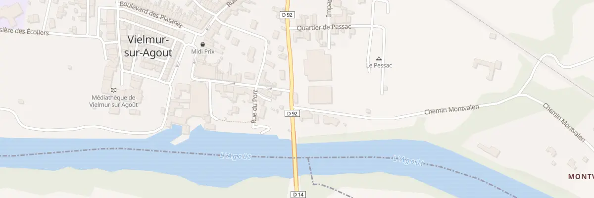 Plan du 10 Rte de Puylaurens à Vielmur-sur-Agout