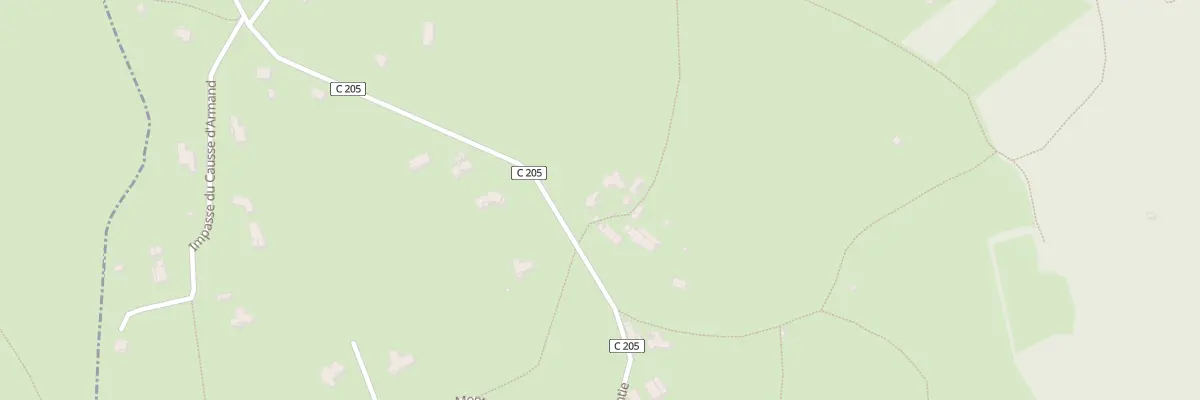 Plan du 721 Rte de la Contie à Lunan