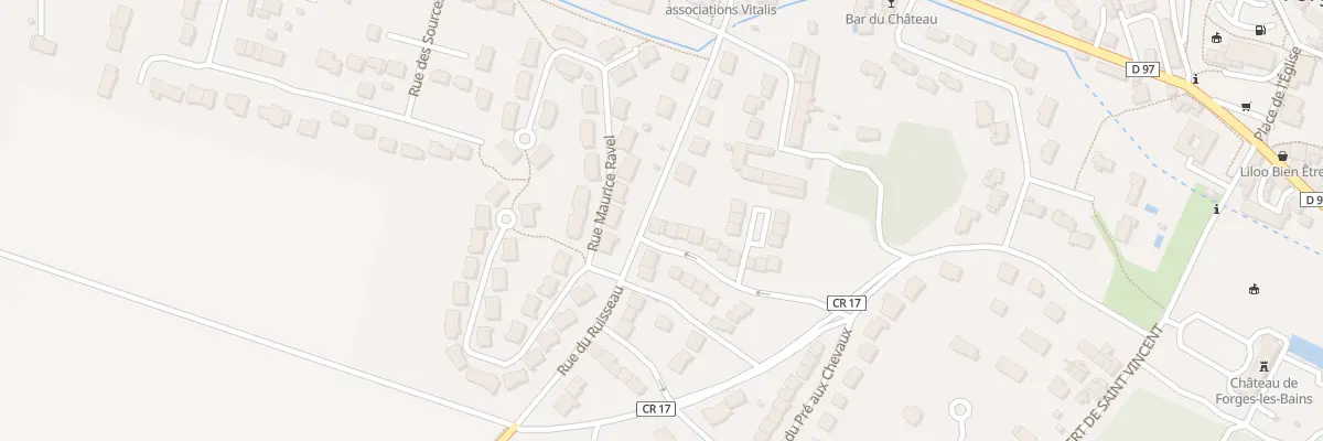 Plan du 43 Rue du Pré aux Chevaux à Forges-les-Bains