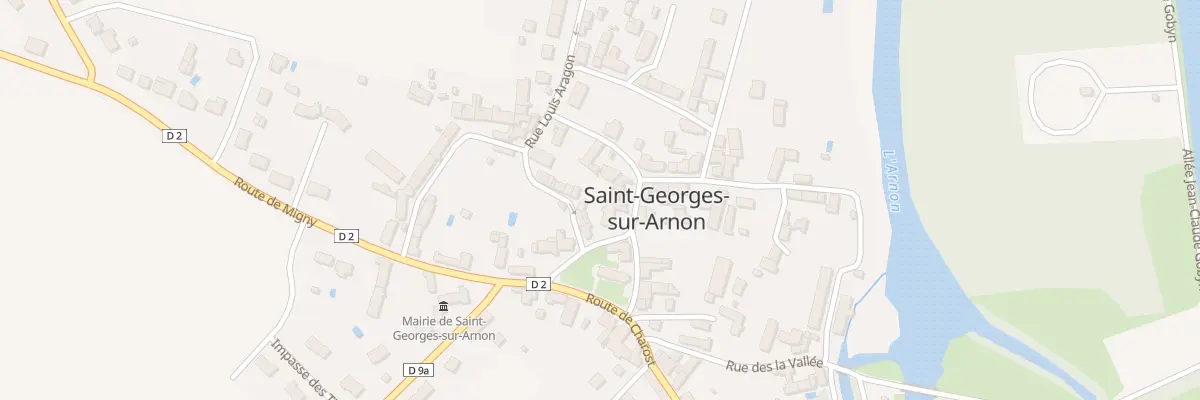 Plan du 4 Rue Louis Aragon à Saint-Georges-sur-Arnon