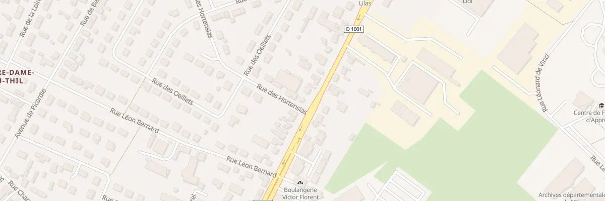Plan du 97B Rue Marcel Dassault à Beauvais