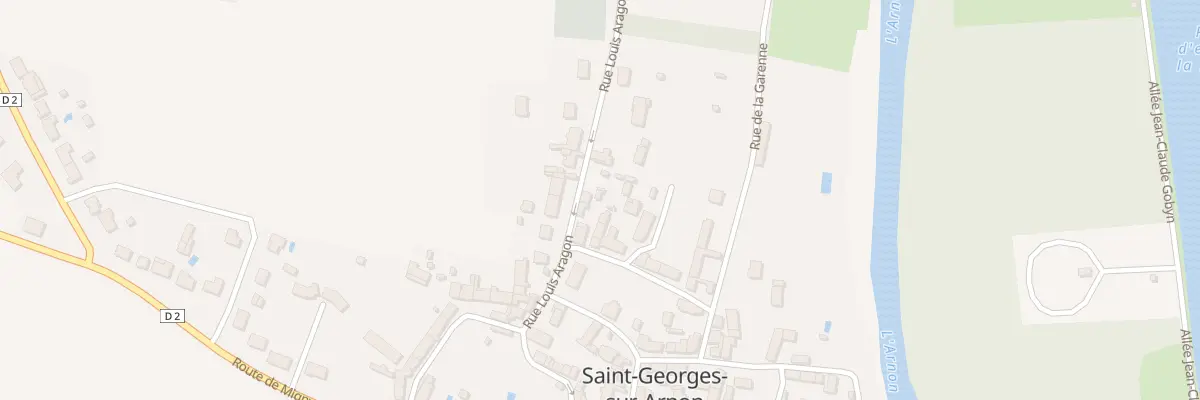 Plan du 16 Rue Louis Aragon à Saint-Georges-sur-Arnon