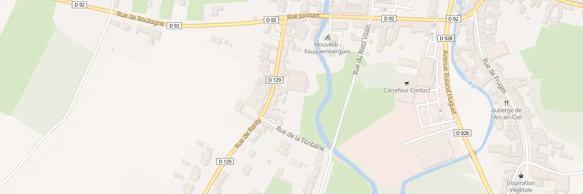 Plan du 103 Rue de Renty à Fauquembergues