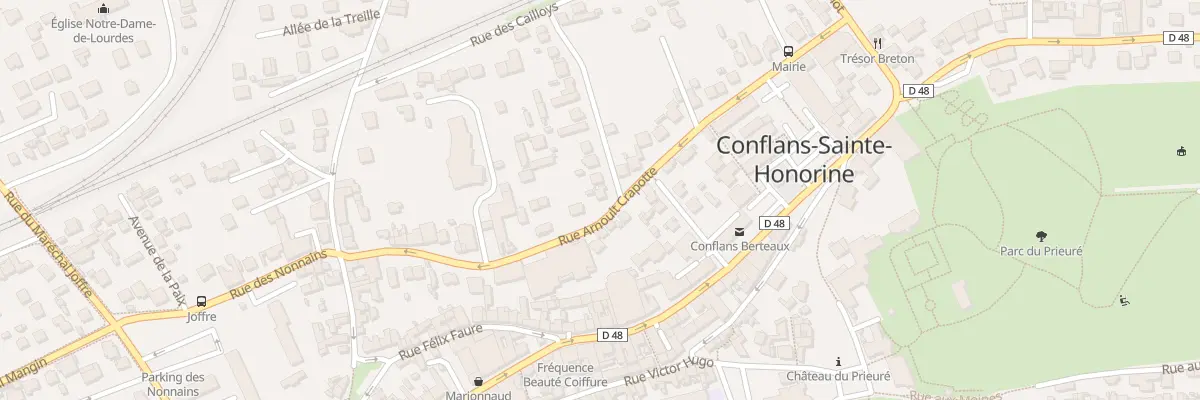 Plan du 1 Rue Edmond Magnez à Conflans-Sainte-Honorine