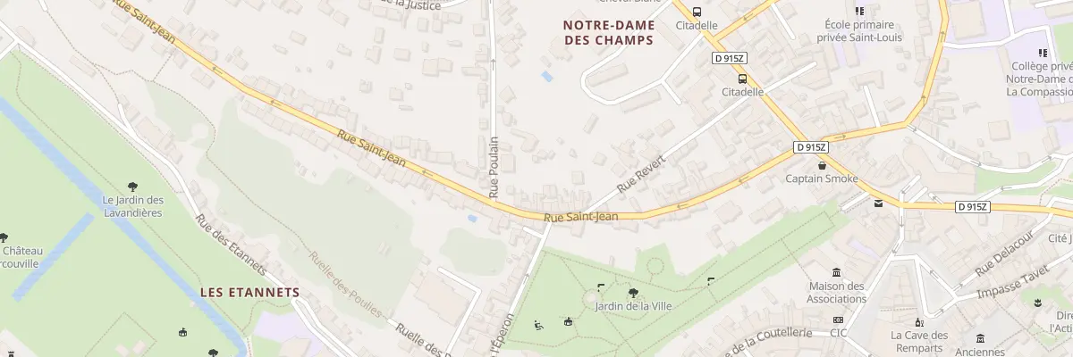 Plan du 44 Rue Saint Jean à Pontoise
