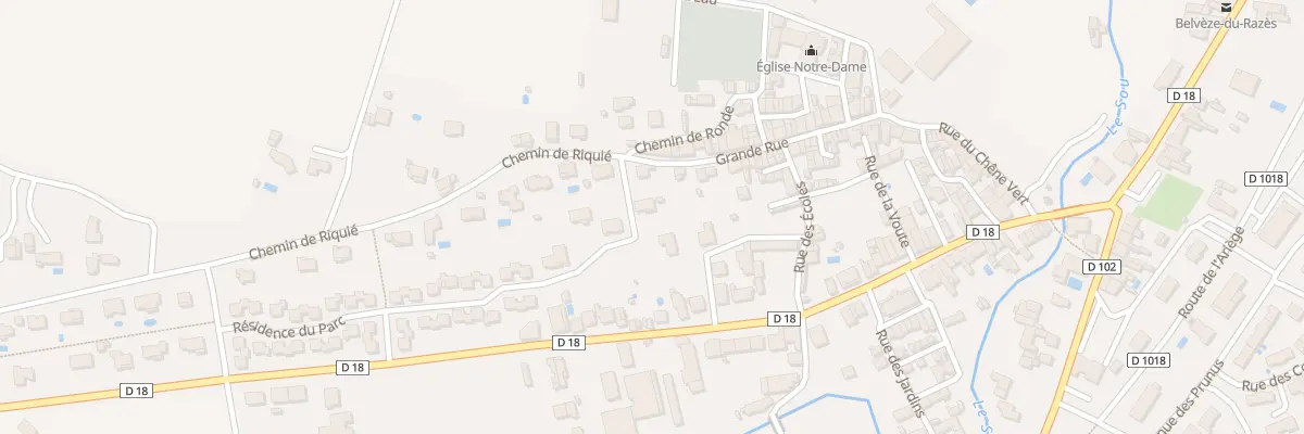 Plan du 379 Rue des Amandiers à Belvèze-du-Razès