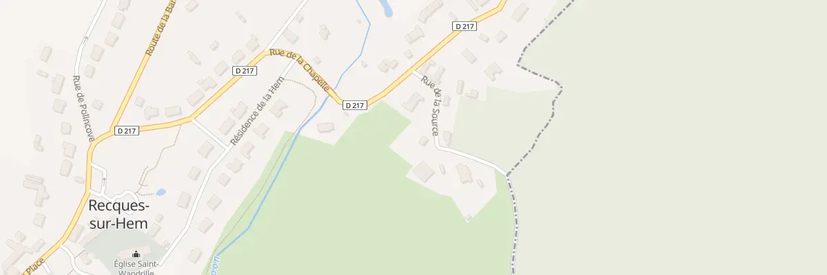 Plan du 8 Rue de la Source à Recques-sur-Hem