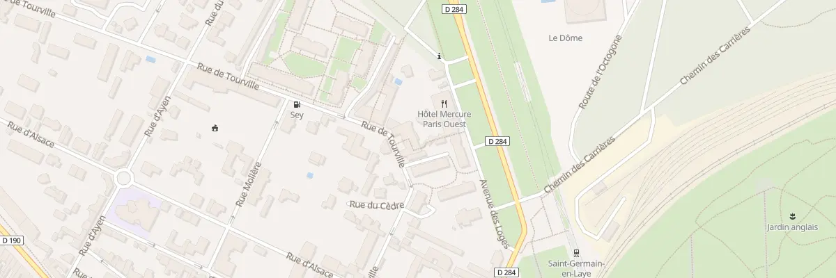 Plan du 12 Rue de Tourville à Saint-Germain-en-Laye