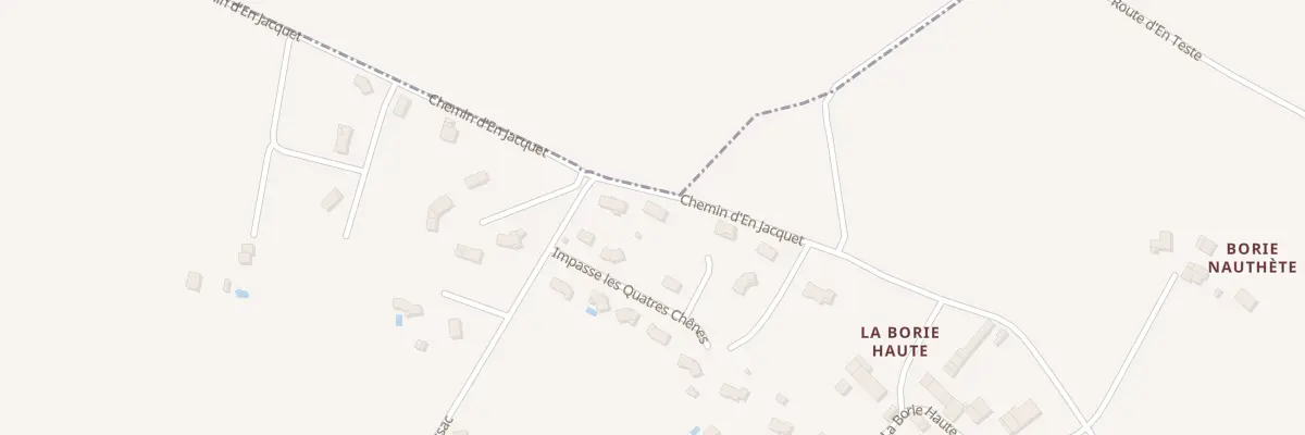 Plan du 1 Che d’En Jacquet à Lescout