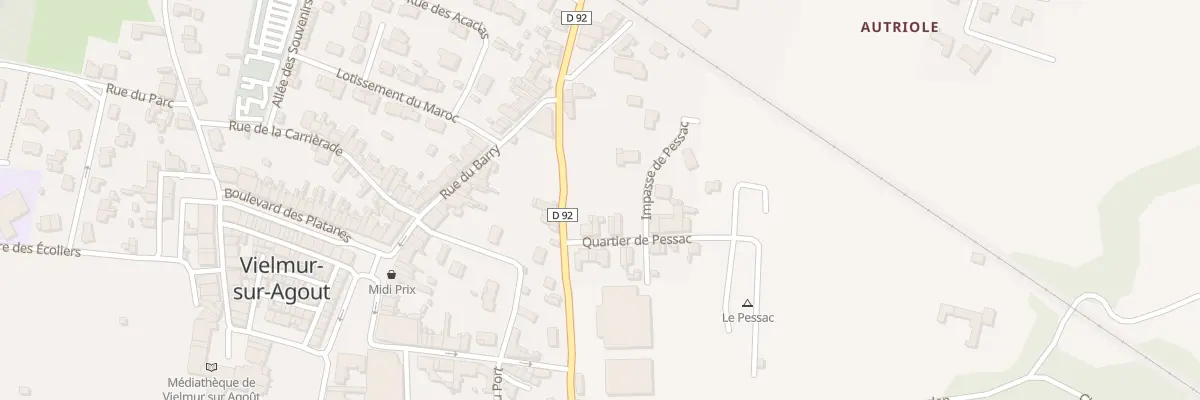 Plan du 4 Rue de Pessac à Vielmur-sur-Agout