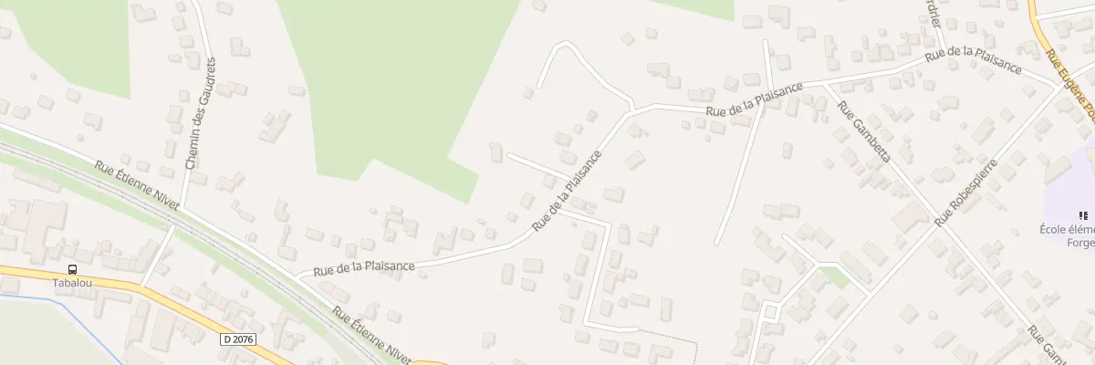 Plan du 27 Rue de la Plaisance à Vierzon