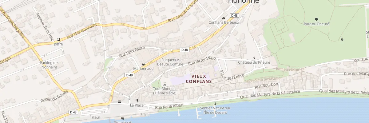 Plan du 35B Rue Victor Hugo à Conflans-Sainte-Honorine