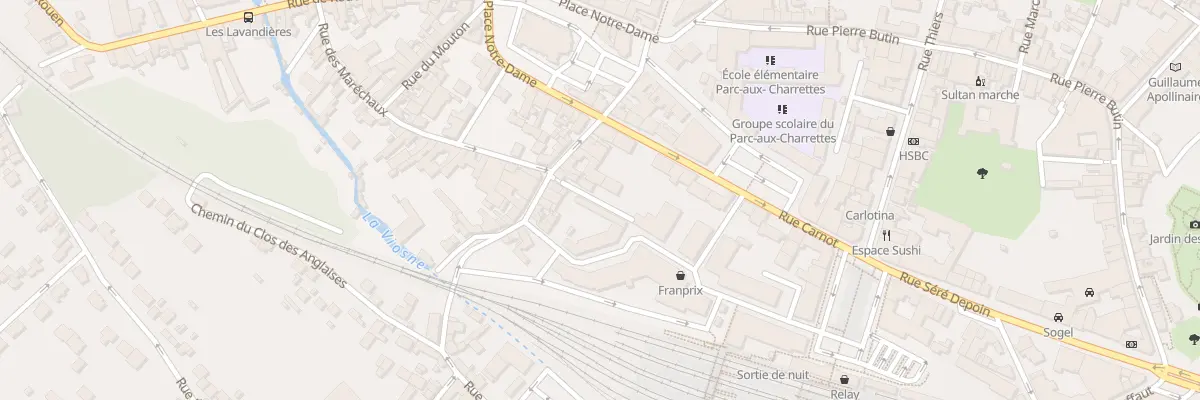 Plan du 7 Rue Saint Martin à Pontoise
