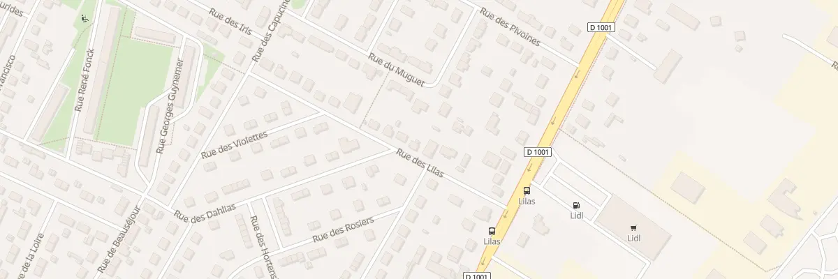 Plan du 10 Rue des Lilas à Beauvais
