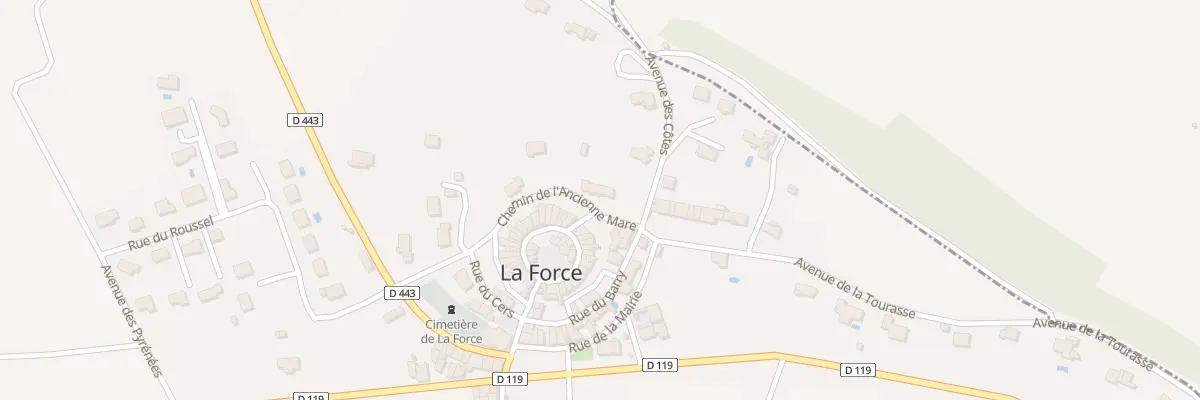Plan du 61 Derriere Le Village à La Force