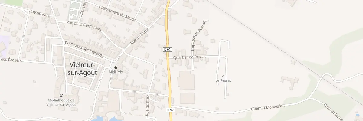 Plan du 3 Rue de Pessac à Vielmur-sur-Agout