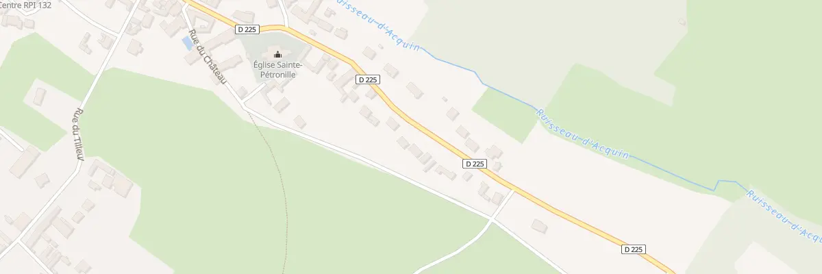 Plan du 13B Rue Principale à Acquin-Westbécourt