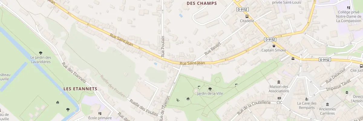 Plan du 40 Rue Saint Jean à Pontoise