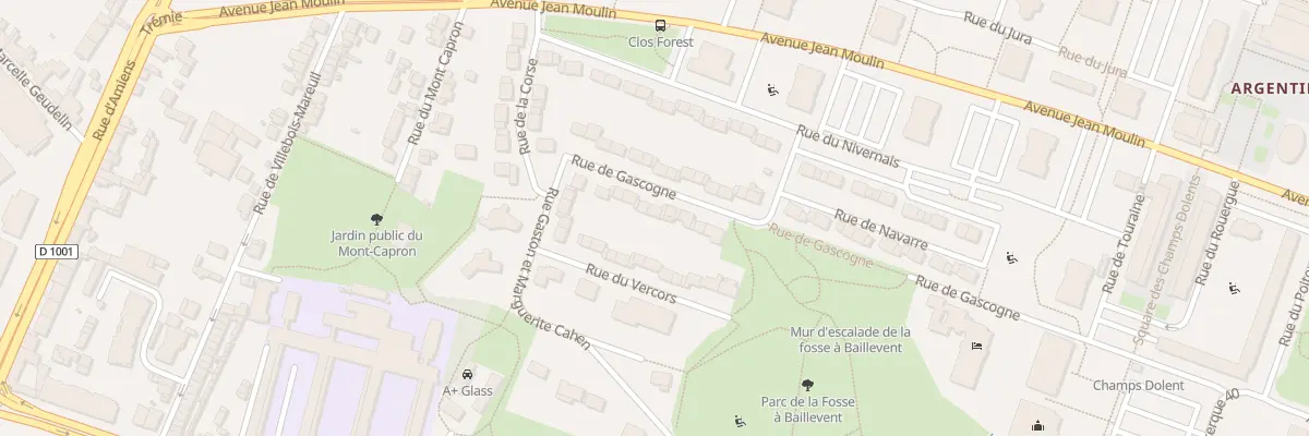 Plan du 10 Rue de Gascogne à Beauvais