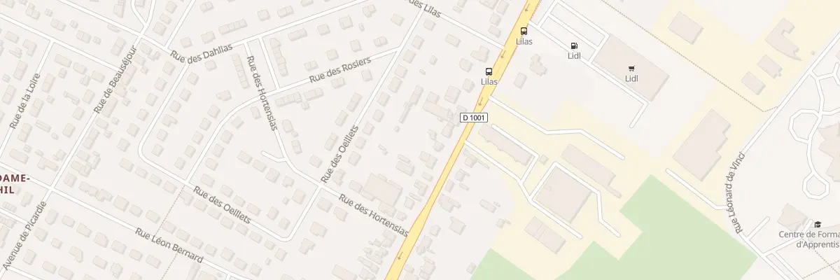 Plan du 107 Rue Marcel Dassault à Beauvais