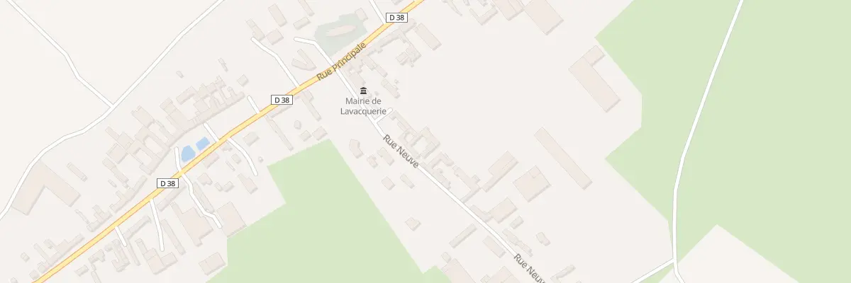 Plan du 9 Rue Neuve à Lavacquerie