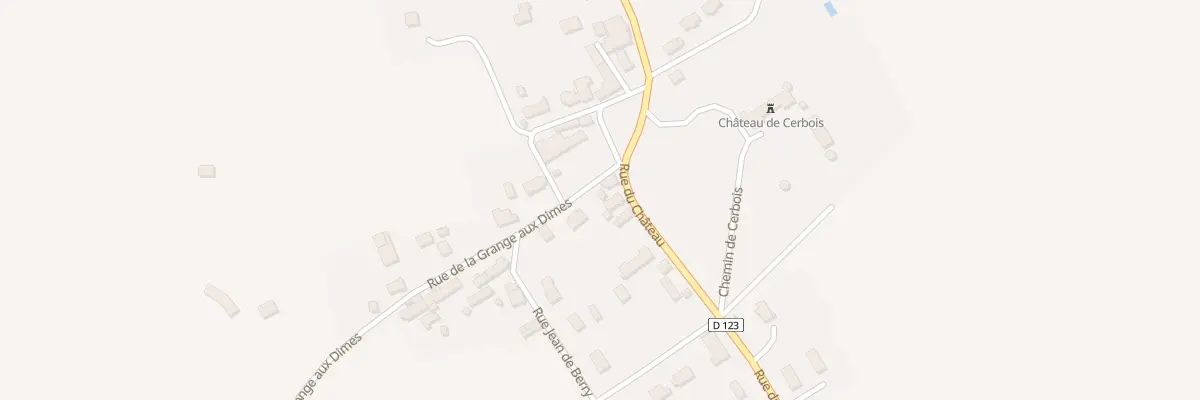 Plan du 21 Rue du Château à Cerbois