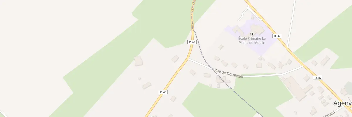 Plan du 25 Rue de la Croix à Domléger-Longvillers